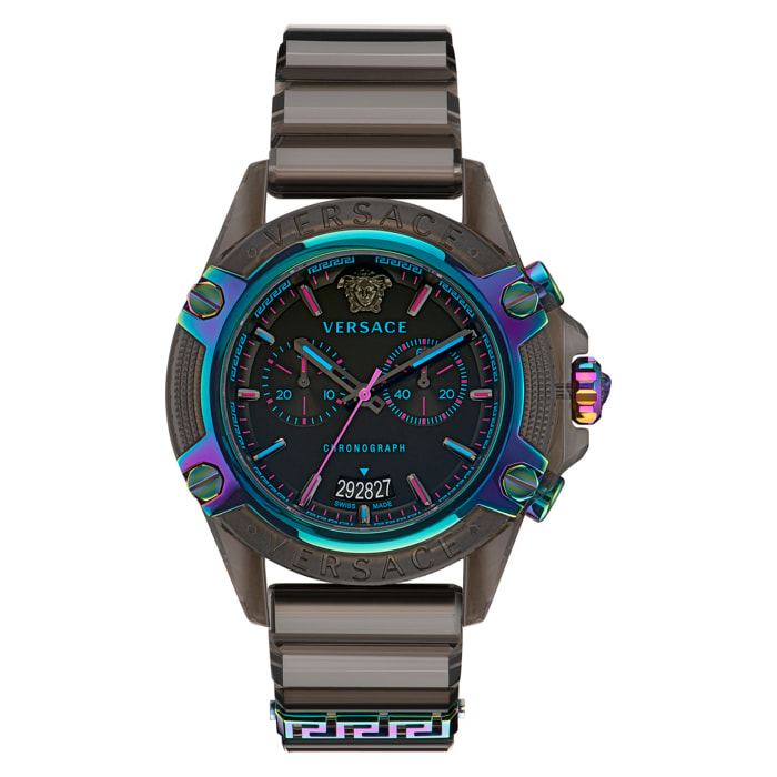 Reloj Versace VEZ701022 Hombre Analogico Cuarzo con Correa de Silicona