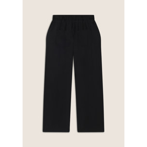 Pantaloni wide leg in Twill di Lyocell