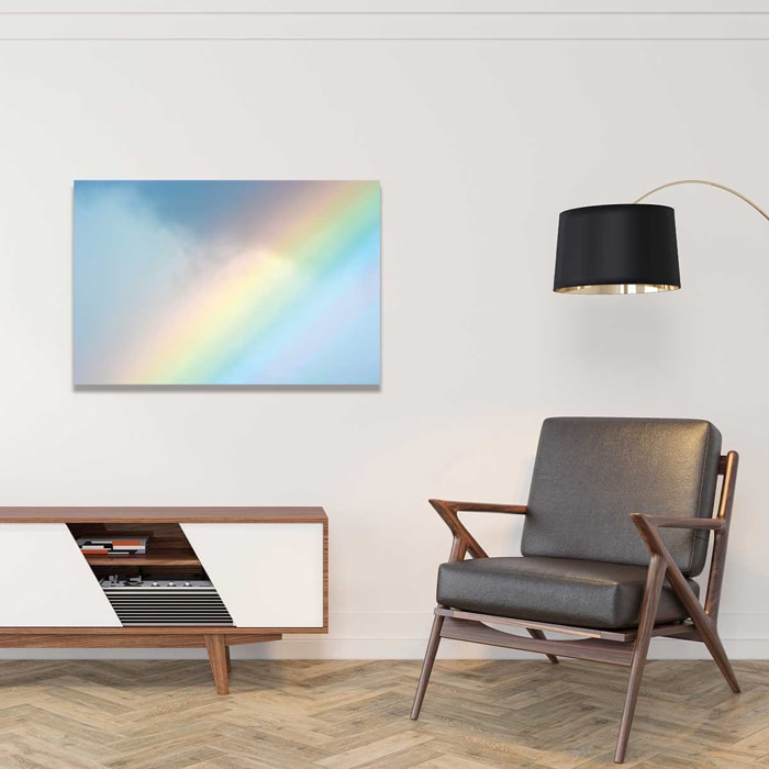 Tableau arc en ciel pastel Tableau plexiglas