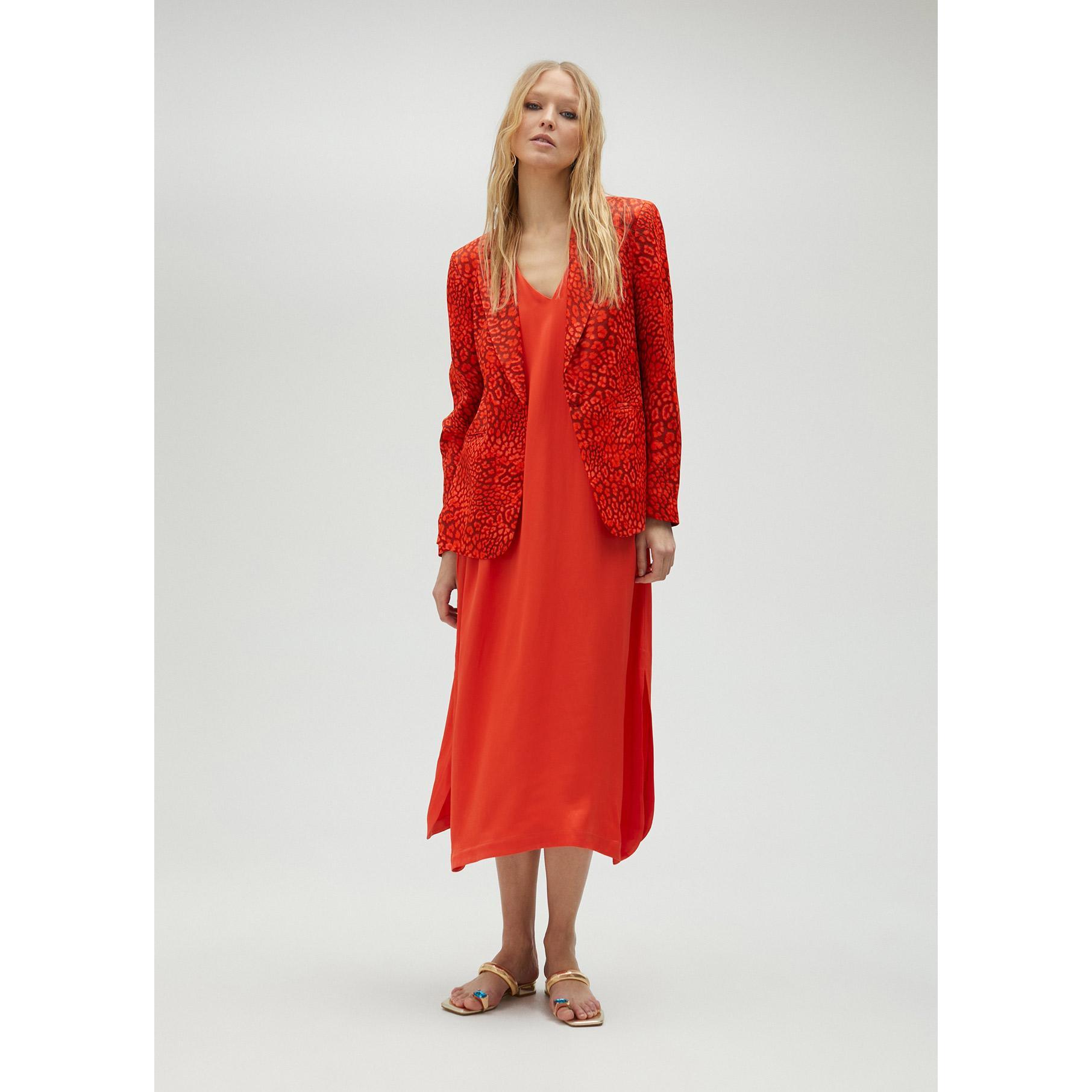 Vestito midi con spalline