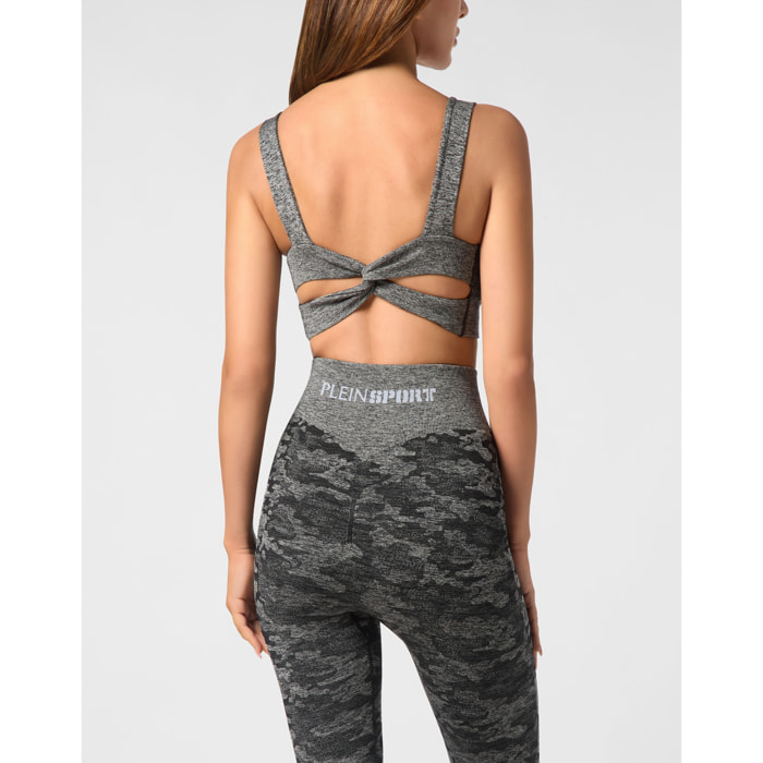 PLEIN SPORT Sports Bra LOGO