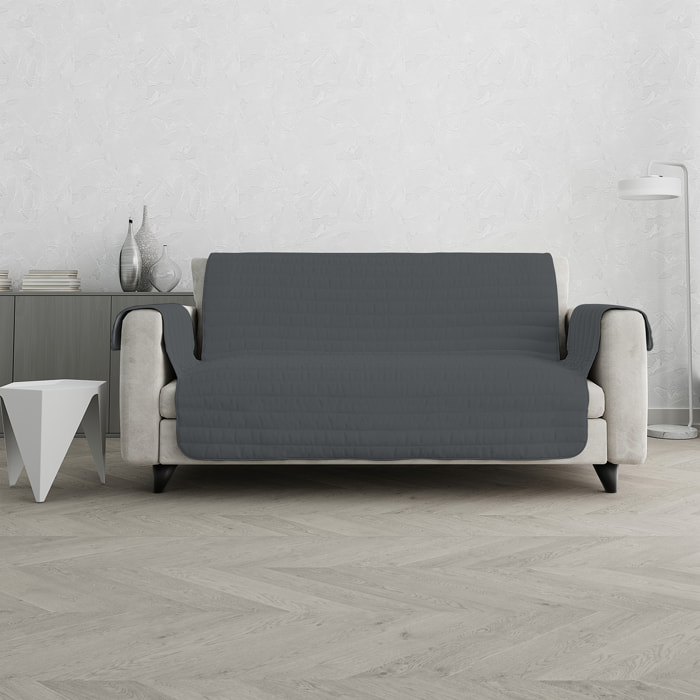 COPRIDIVANO TRENDY, Waterproof, Microfibra, No Stiro - GRIGIO CHIARO/FUMO