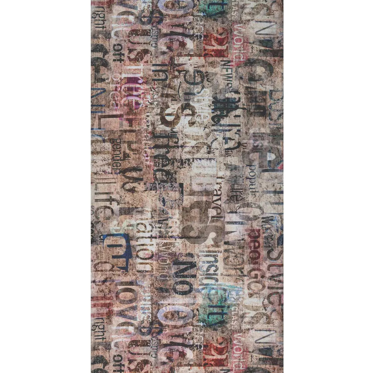 Passatoia tappeto cucina bagno ingresso multiuso, disegno scritte graffiti murales