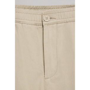 Pantaloni Trent beige con elastico in vita e particolari Polo Club