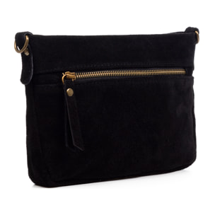 Borsa a tracolla Arre donna. Vera pelle scamosciata.