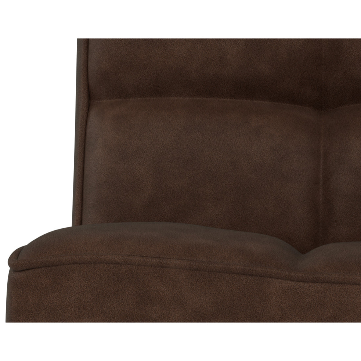 Alya - module d'angle en simili - Marron