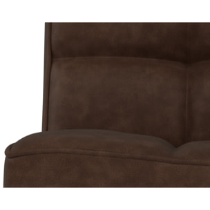Alya - module d'angle en simili - Marron
