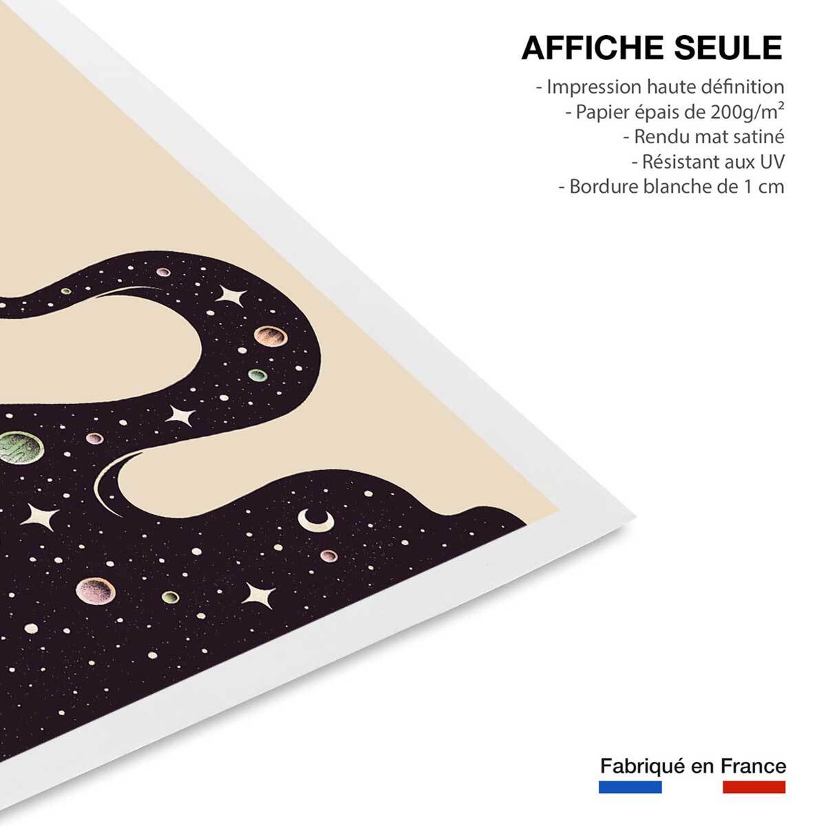 Affiche enfant envol cosmique  Affiche seule