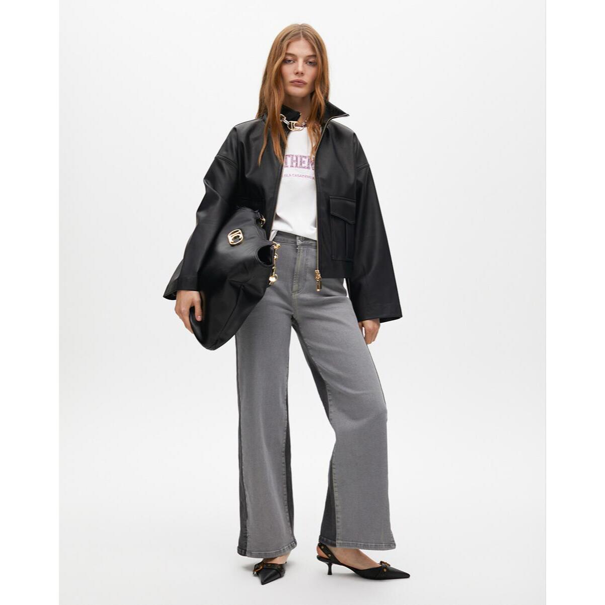 T-shirt stampa posizionale senza maniche