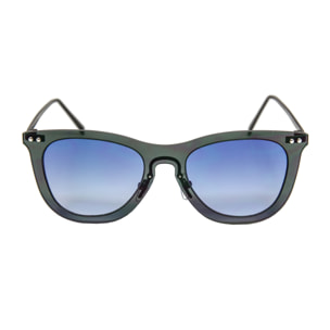 Gafas de sol PALO ALTO ARLES - Negro transparente / Azul cielo degradado y patilla de metal negro mate