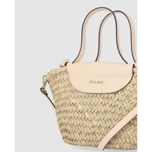 Bolso - Beig - Medida: 35 cm x 22 cm x 8 cm