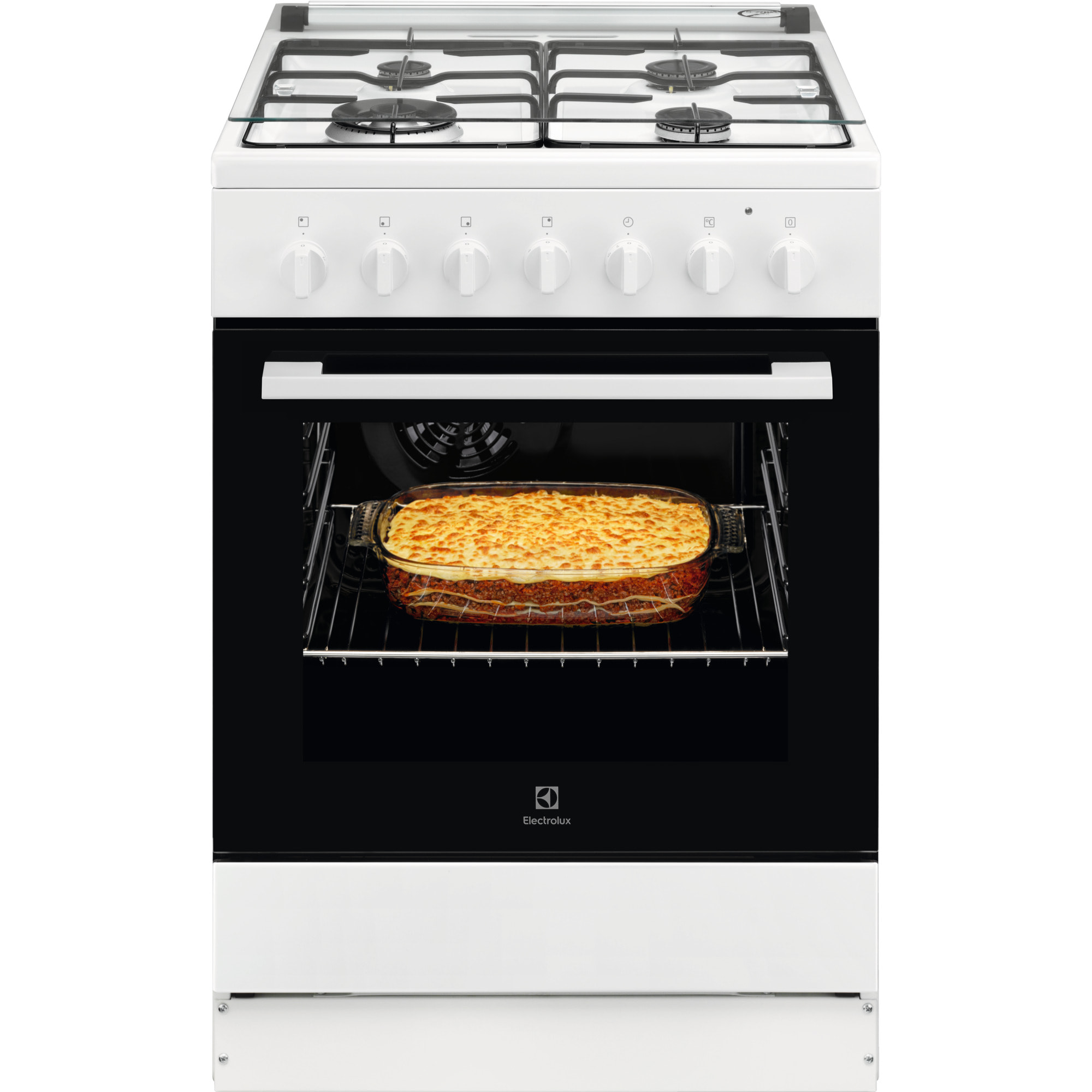 Electrolux Cucina a libera installazione mista piano a gas + forno elettrico LKK620010W