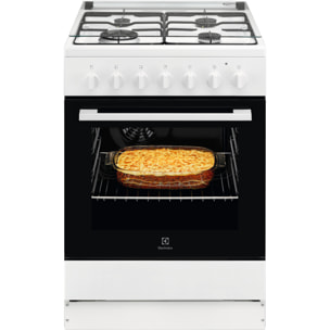 Electrolux Cucina a libera installazione mista piano a gas + forno elettrico LKK620010W