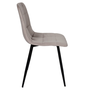 Chaise Mateo Taupe - Lot De 4