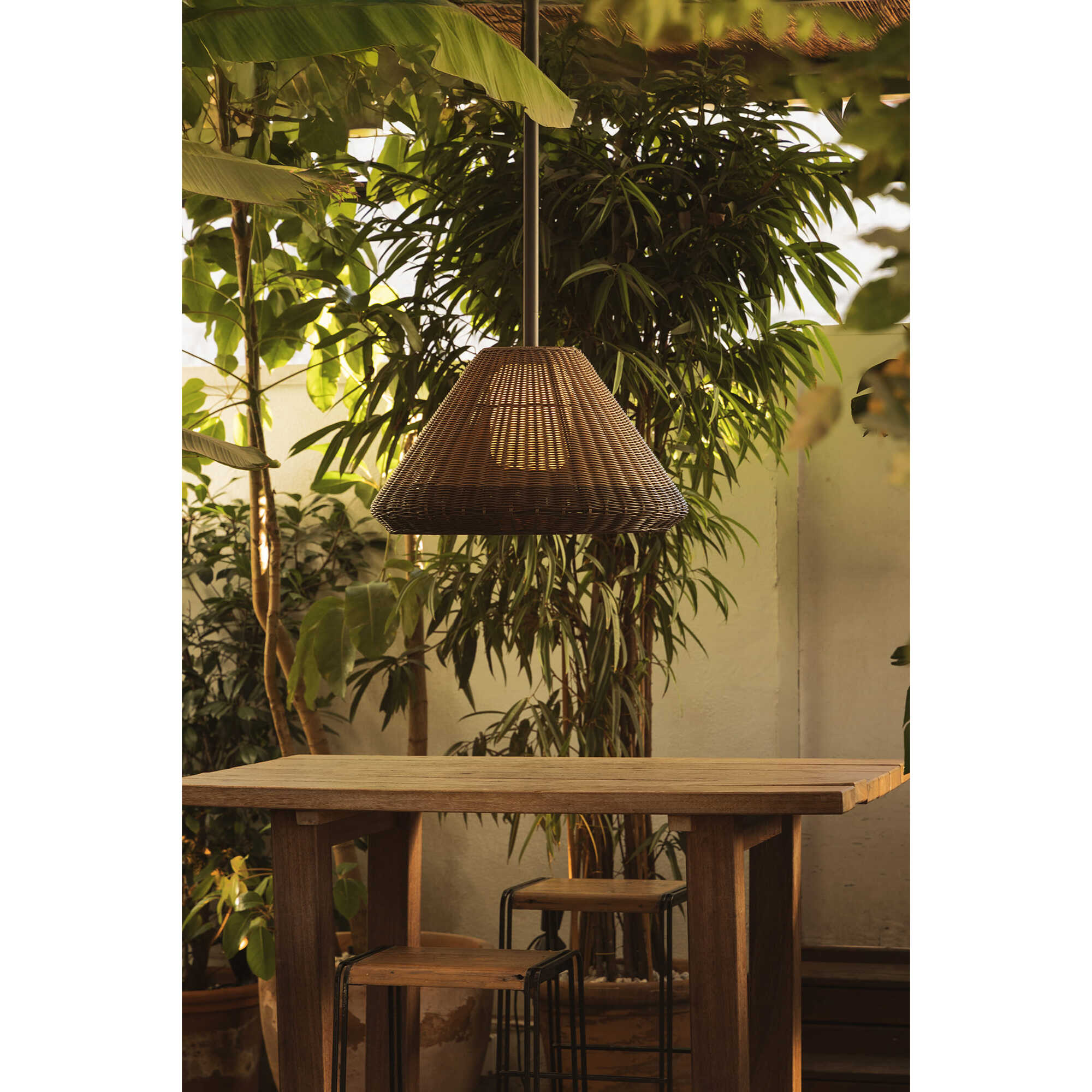 SAIGON OUT W70 M Suspension fixe brun