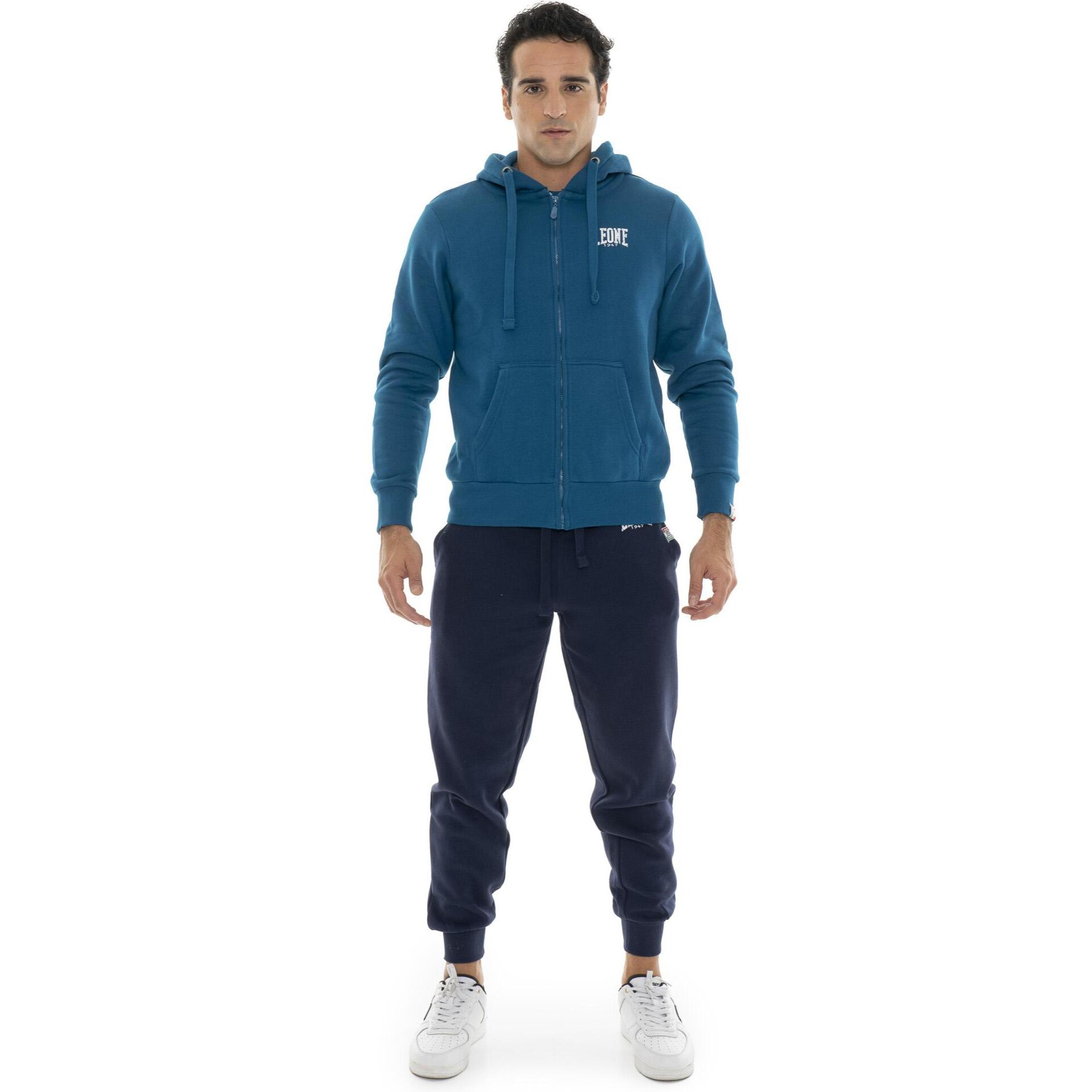 Tuta da uomo con cappuccio e zip Leone 1947 Apparel Vintage Small Logo