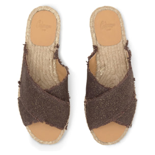 Sandalia plana slip-on Palmera 2cm