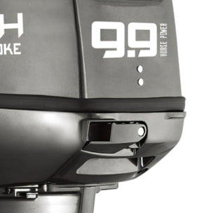 Kundan - Motore Marino Fuoribordo a Benzina 4 Tempi 246cc 9.9 Hp Gambo Lungo per Gommoni Barche da Pesca