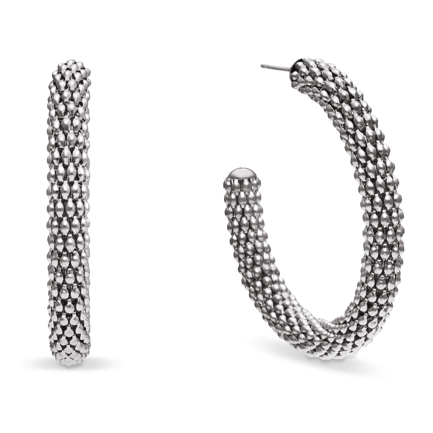 Pendientes Aro Disco Acero