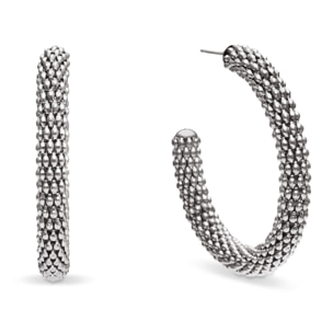 Pendientes Aro Disco Acero