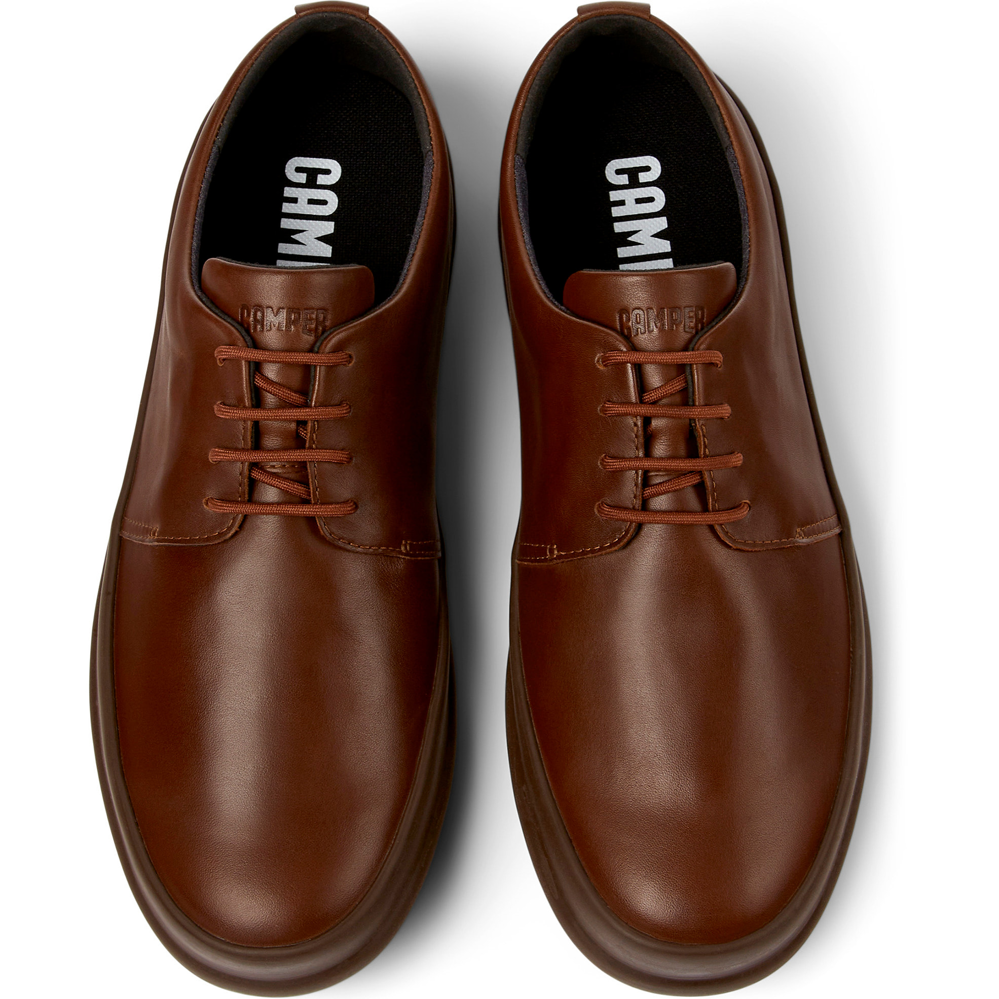 Zapatillas - CAMPER Chasis - Marron - Cuero liso