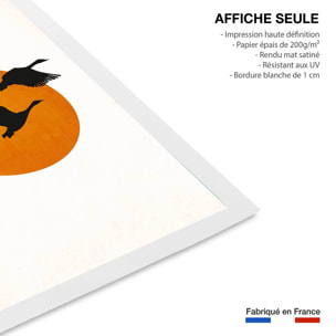 Affiche ""Retour des grues"" Affiche seule