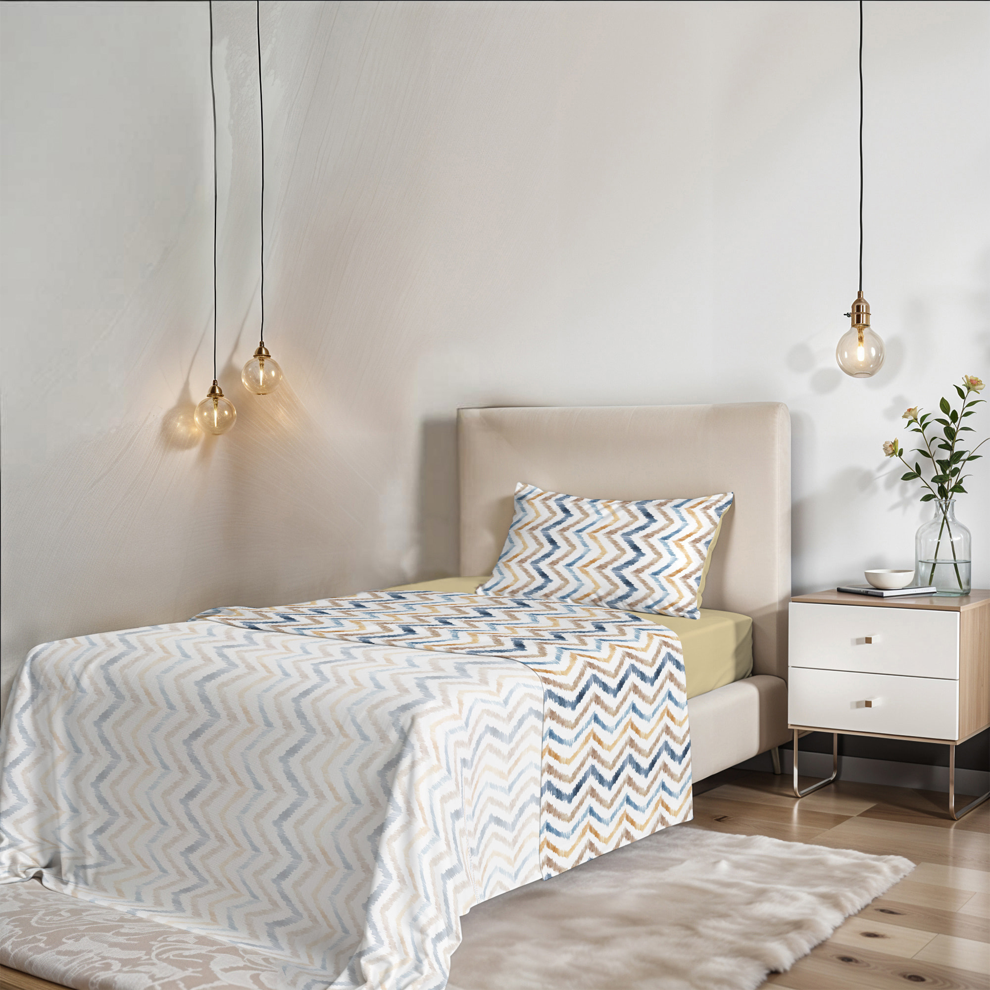COMPLETO LETTO FANTASY SINGOLO - 100% MICROFIBRA