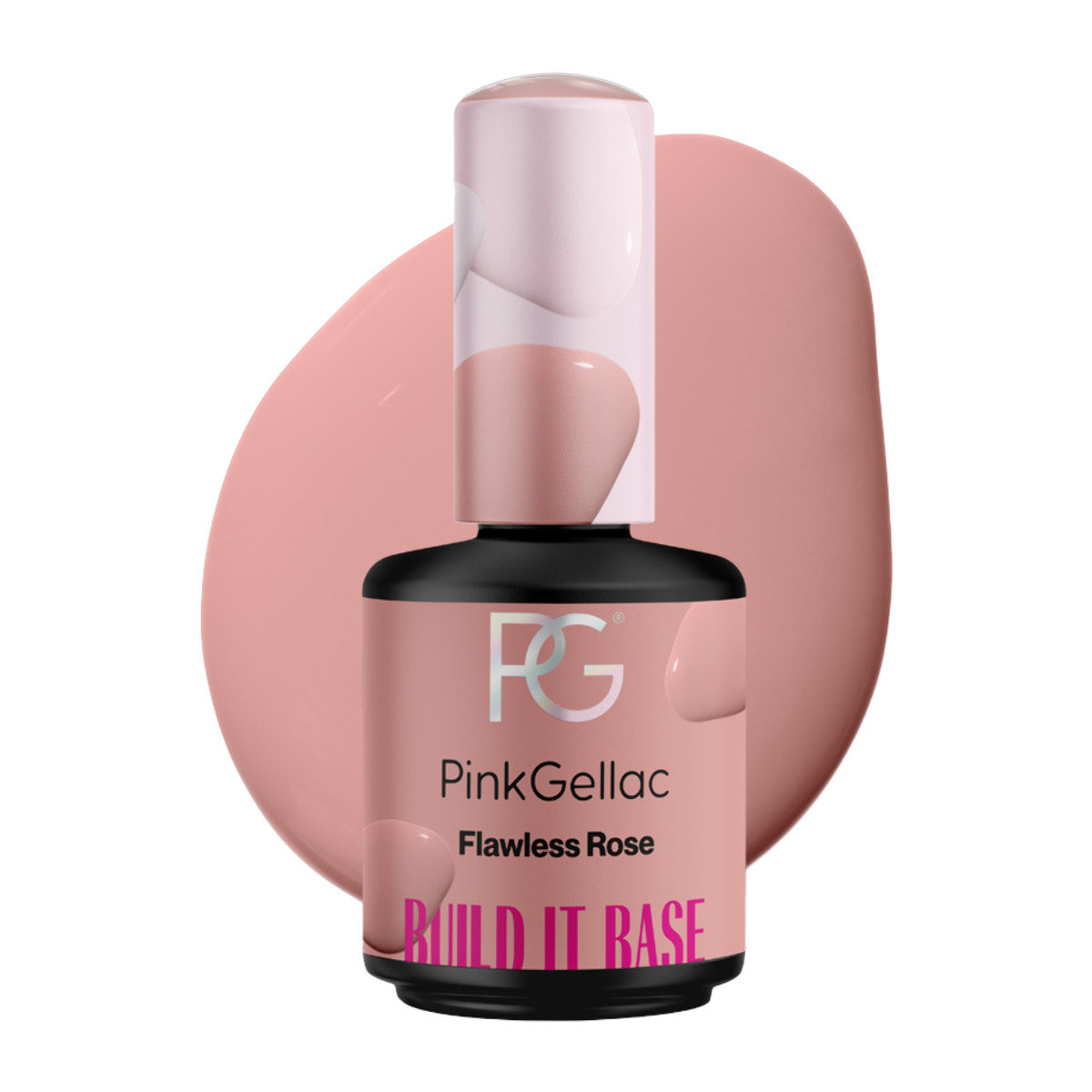 Vernis semi-permanent - Build it Base - Flawless Rose - 15 ml