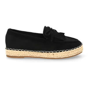 Alpargata mujer flecos suela de esparto