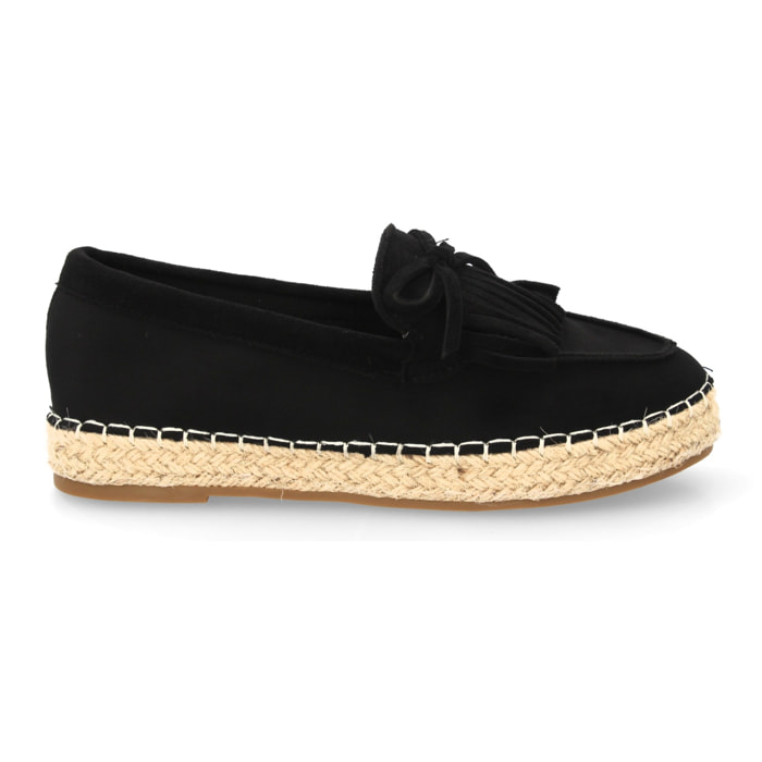 Alpargata mujer flecos suela de esparto