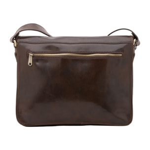 Borsa a tracolla  da donna In Vera pelle Made in Italy 35x27x14 cm