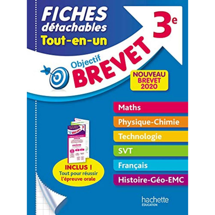 Clamart, Nicolas | Tout-en-un 3e: Fiches détachables | Livre d'occasion