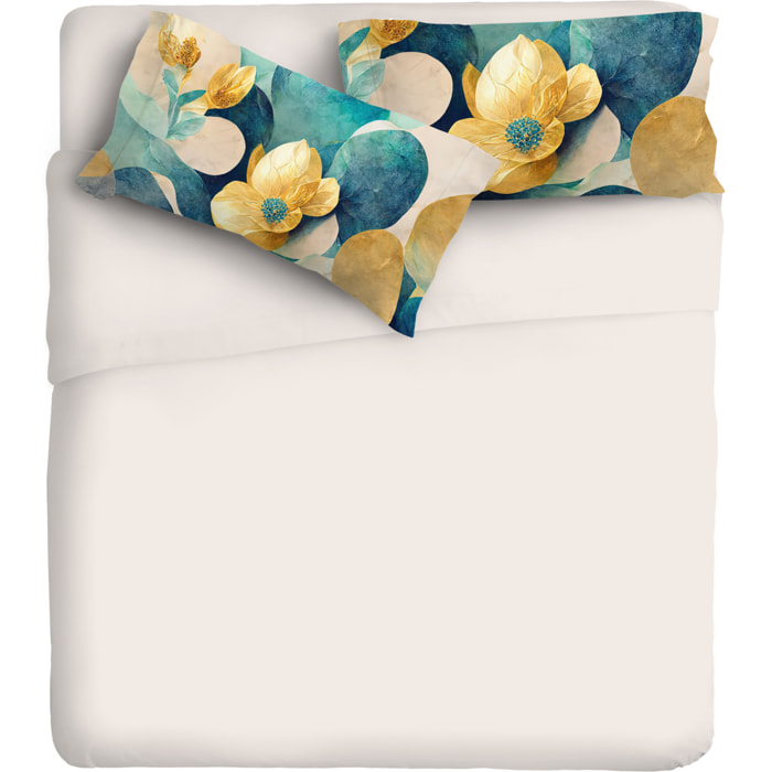 Completo letto 1 Piazza e mezzo IPERSAN fotografico Fine-Art Anemone