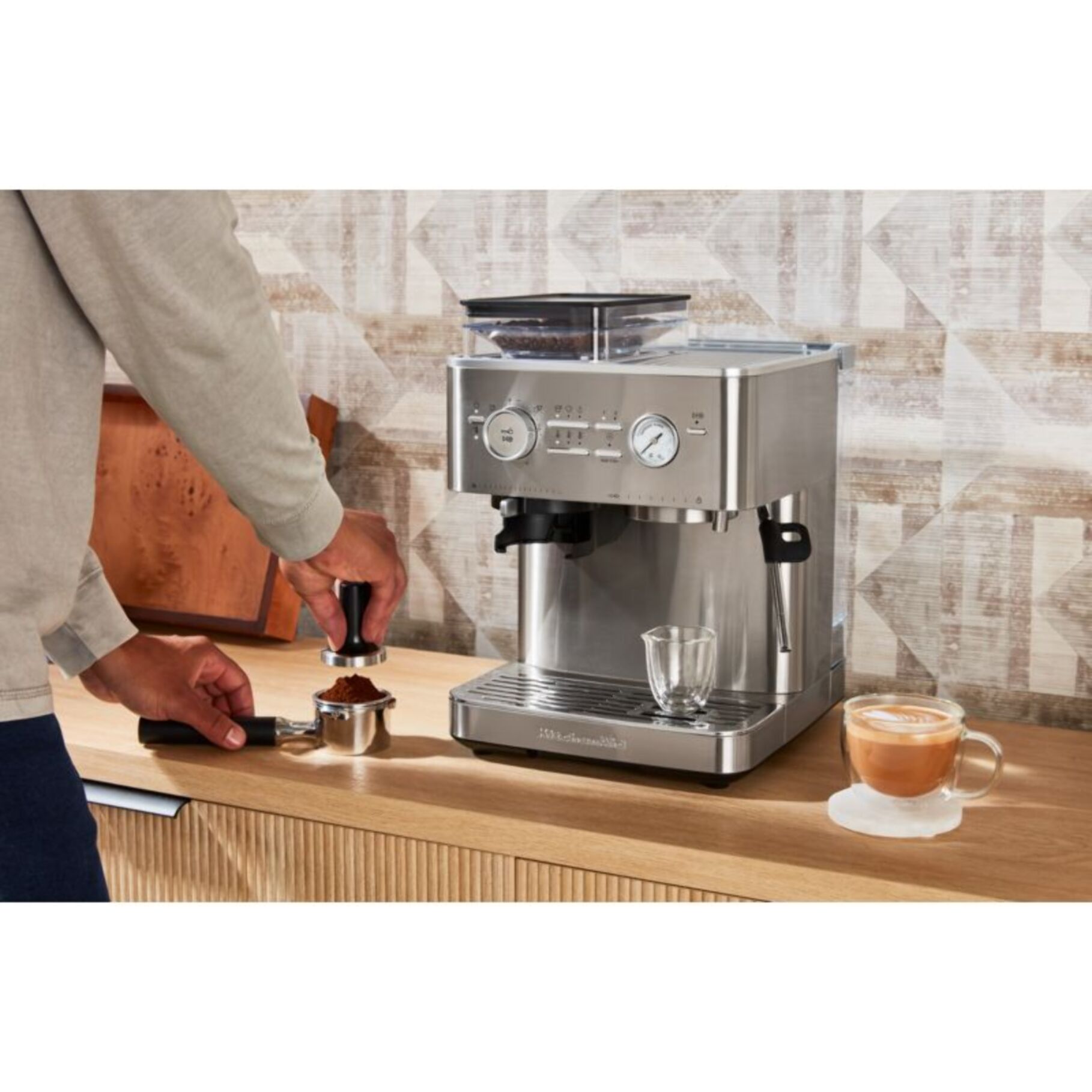 Expresso broyeur KITCHENAID 5KES6551ESX