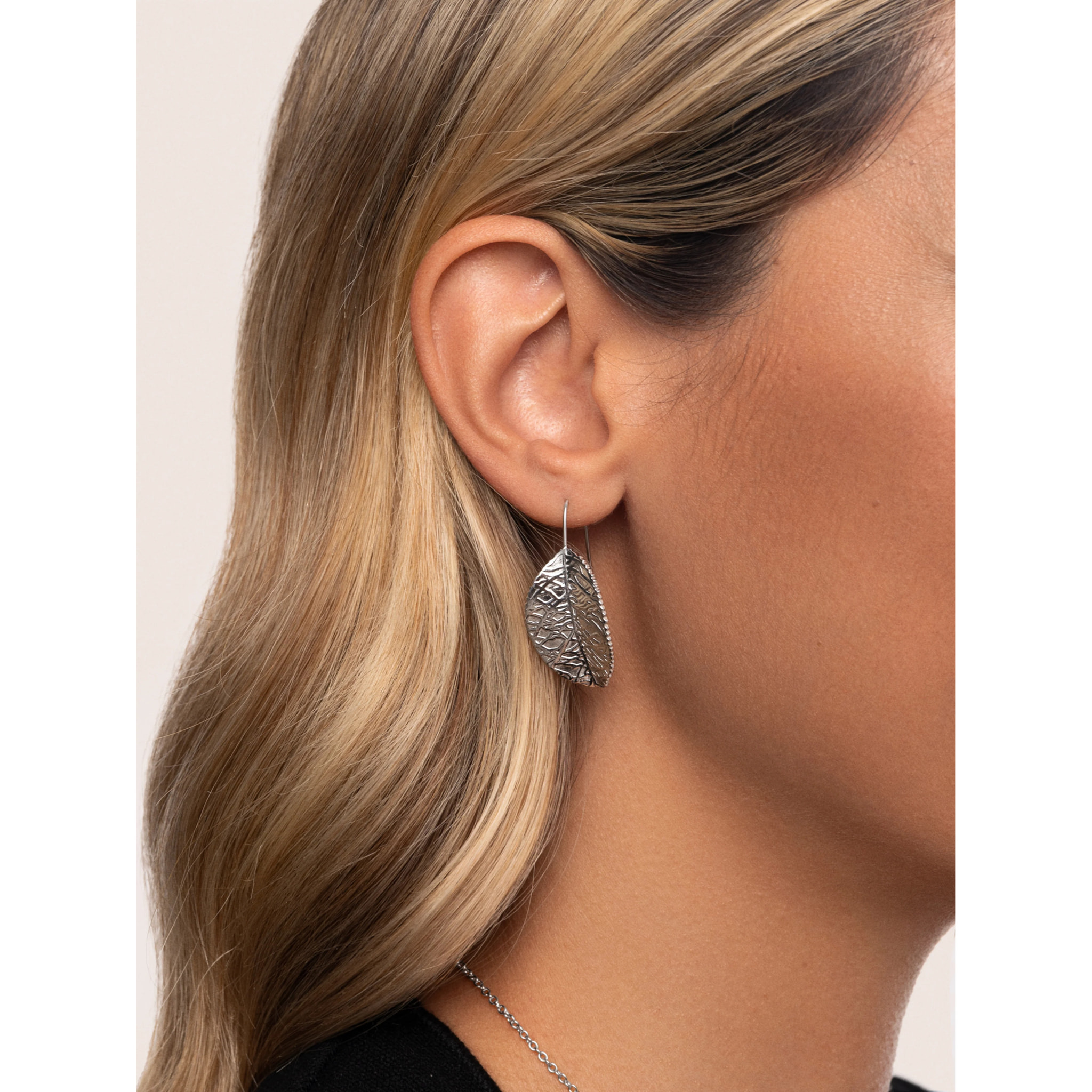 Orecchino Sheet in Acciaio