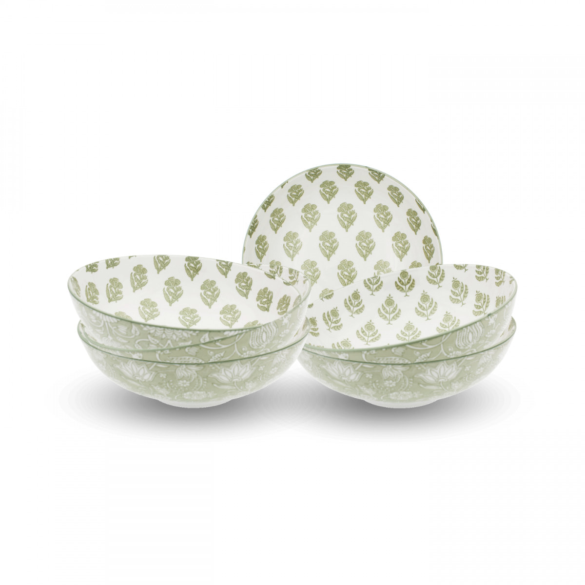 Lot de 6 assiettes creuses, SOLIMAN