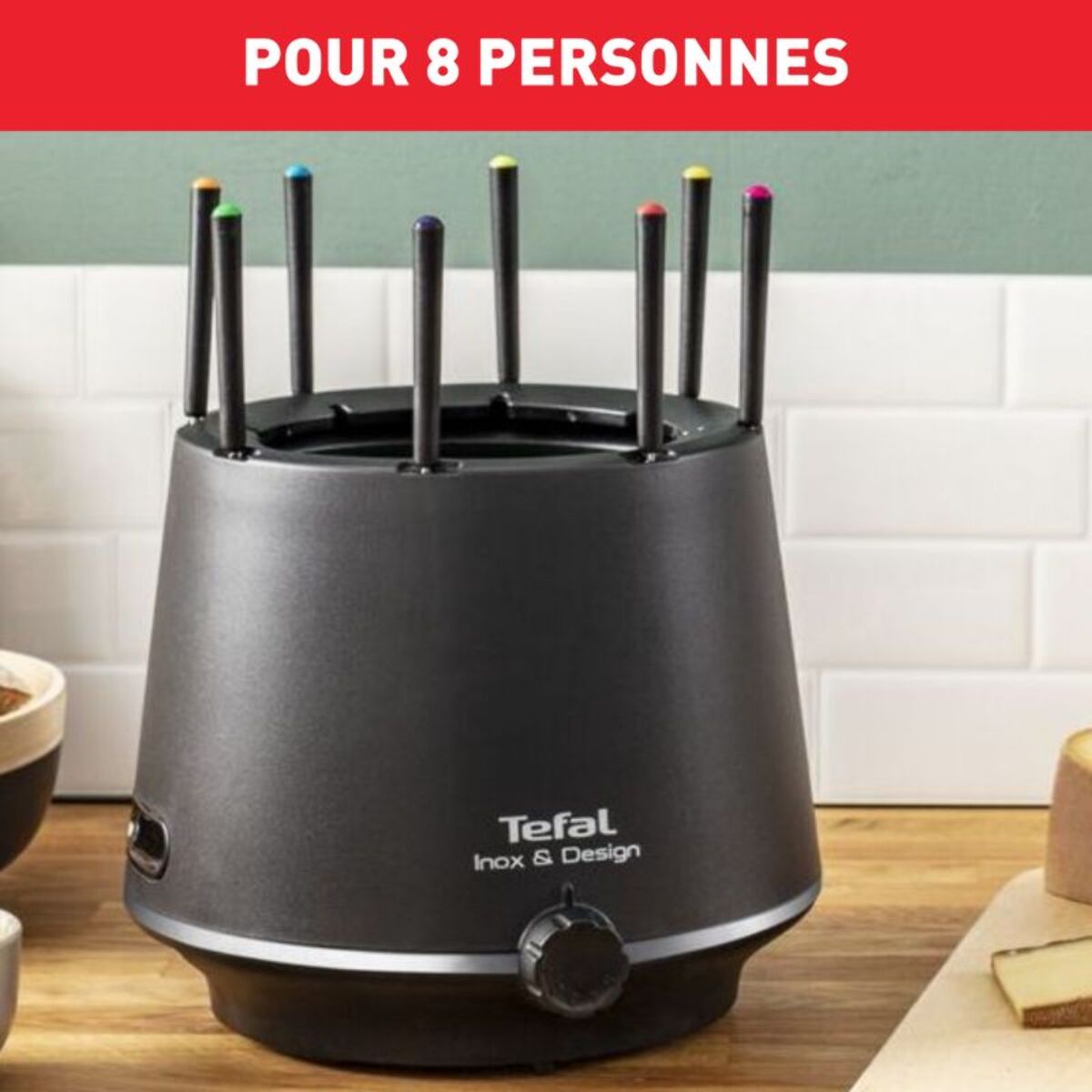 Fondue TEFAL Thermorespect Inox & Design 8P EF265812