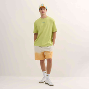 Camiseta Estilo Urbano Oversize Algodón Orgánico Lima STREETWEAR T-SHIRT LIME