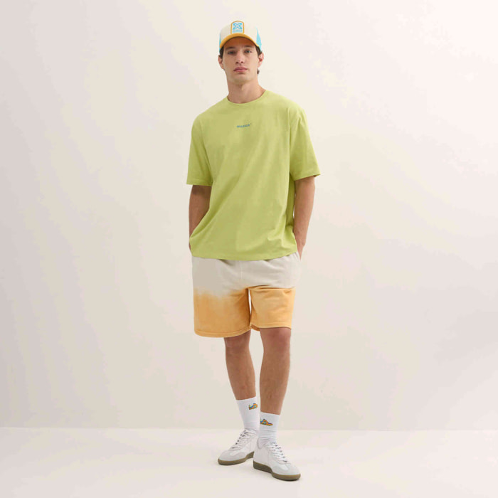 Camiseta Estilo Urbano Oversize Algodón Orgánico Lima STREETWEAR T-SHIRT LIME