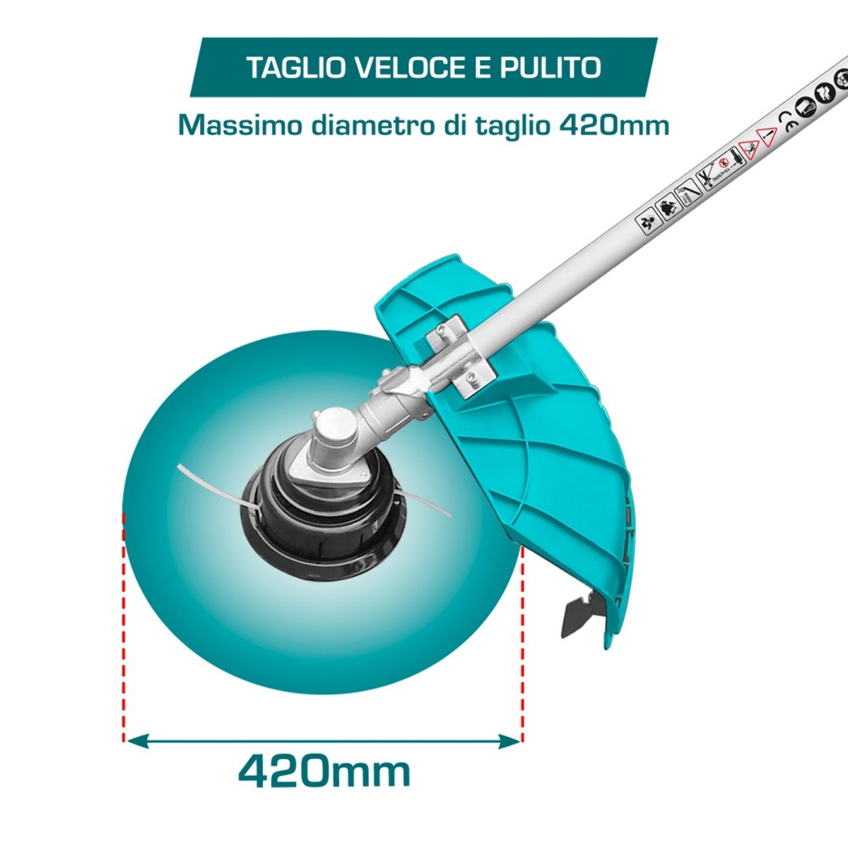 Decespugliatore 42,7cc - 9000 giri