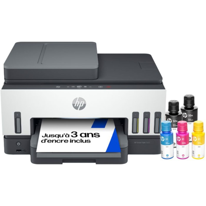 Imprimante jet d'encre HP Smart Tank Plus 7605/7606