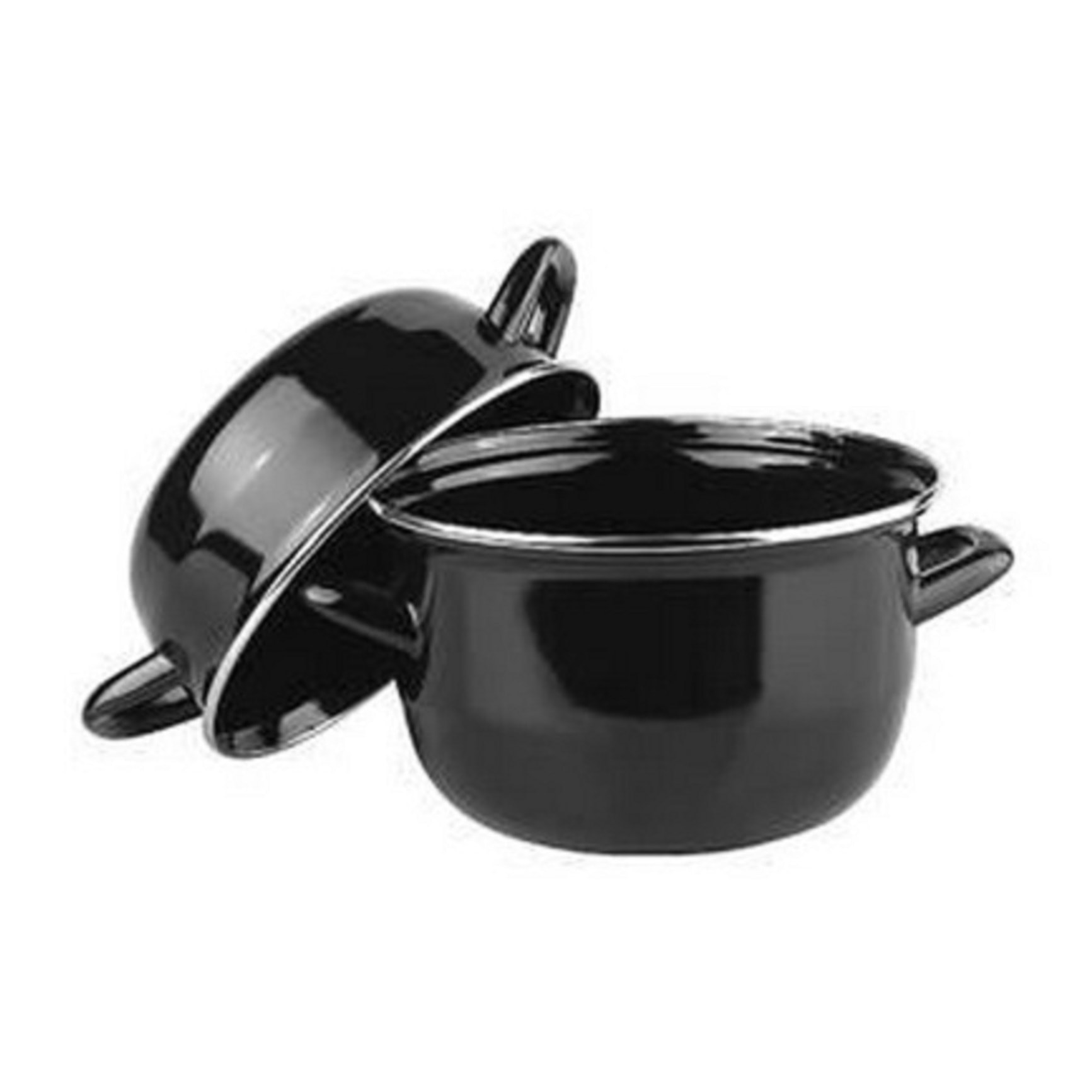 Marmite à moules noire 18cm