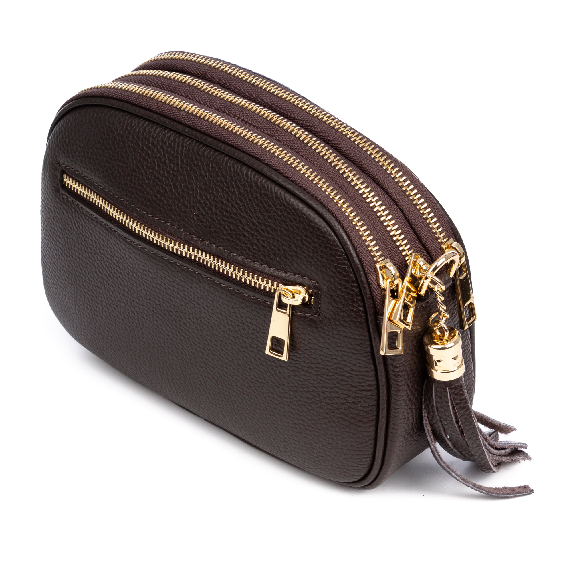 Aliminusa bolso bandolera Mujer. Piel auténtica Gamuza y Dollaro.