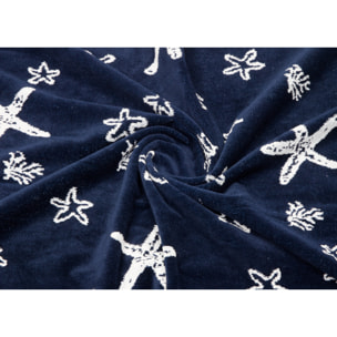 Telo Mare Spugna Jacquard Spiaggia Disegno Lanzarote