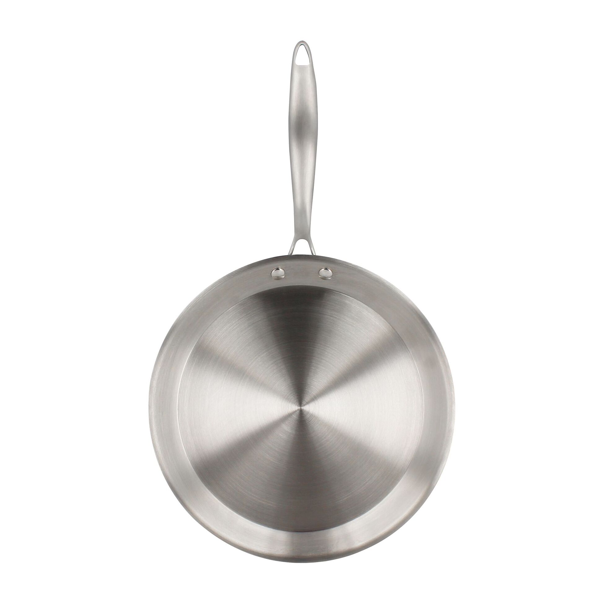 Crêpière acier inoxydable 28cm - fait en France - tous feux TRIPLY