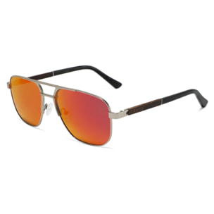 Gafas de Sol Feler 1716M-5 Polarizadas de Madera Unisex 56 mm