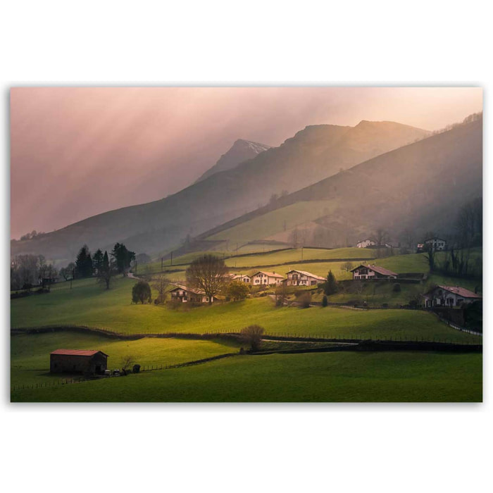 Tableau montagne Pyrénées basques Toile imprimée