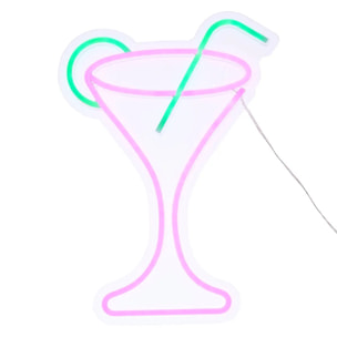 Néon LED Cocktail 24,8x34,7cm