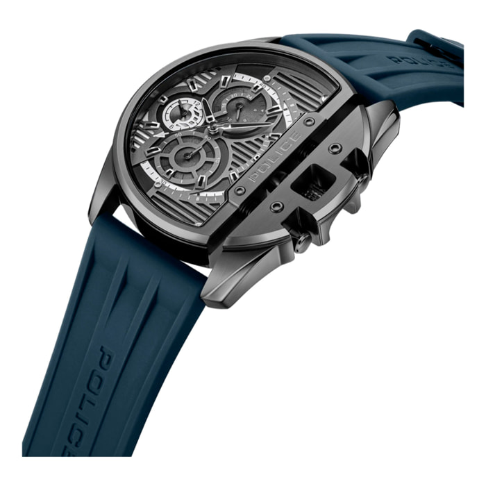 Reloj Police PEWGQ2203604M Hombre Analogico Cuarzo con Correa de Silicona