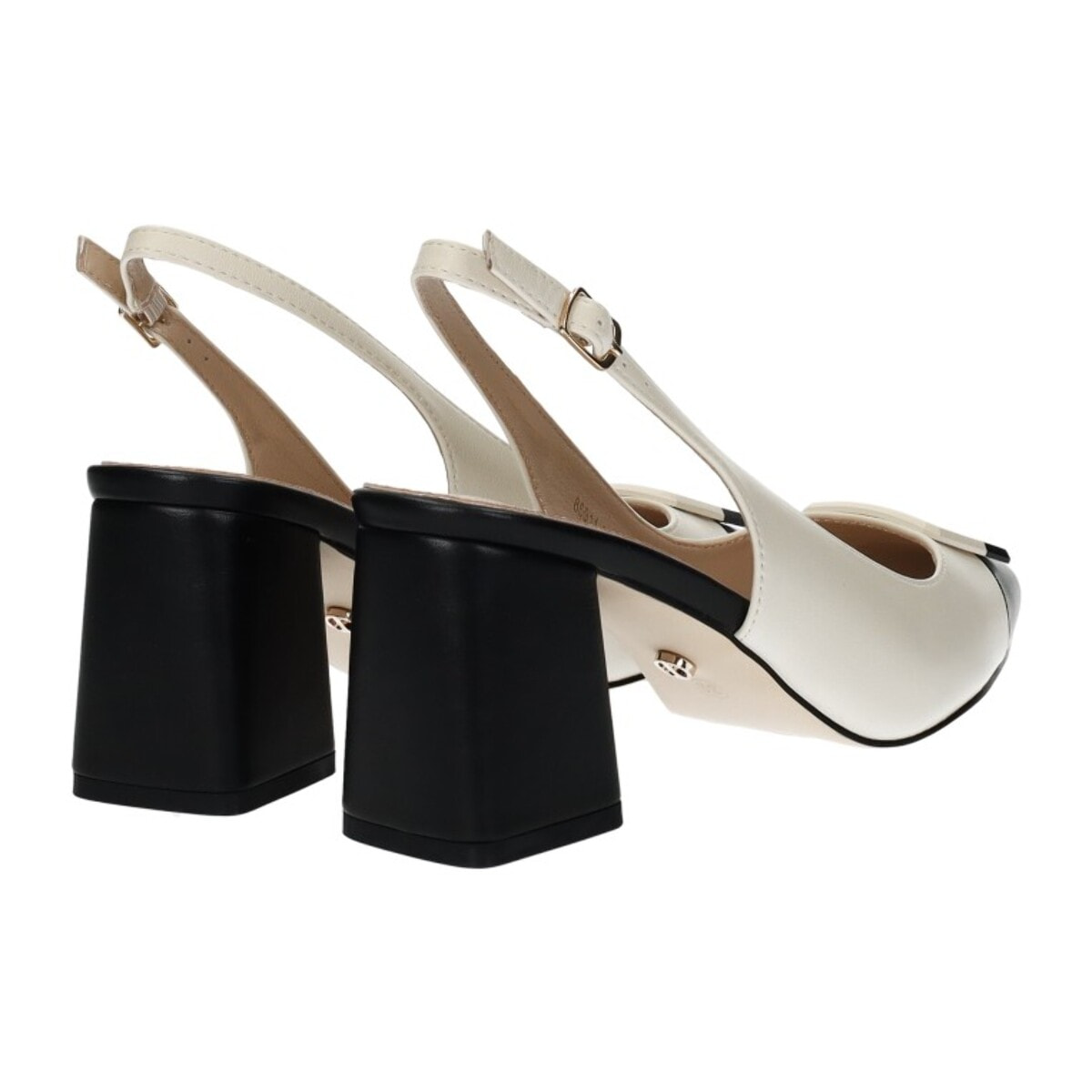 Décolleté sling back Donna Tata Italia Nero